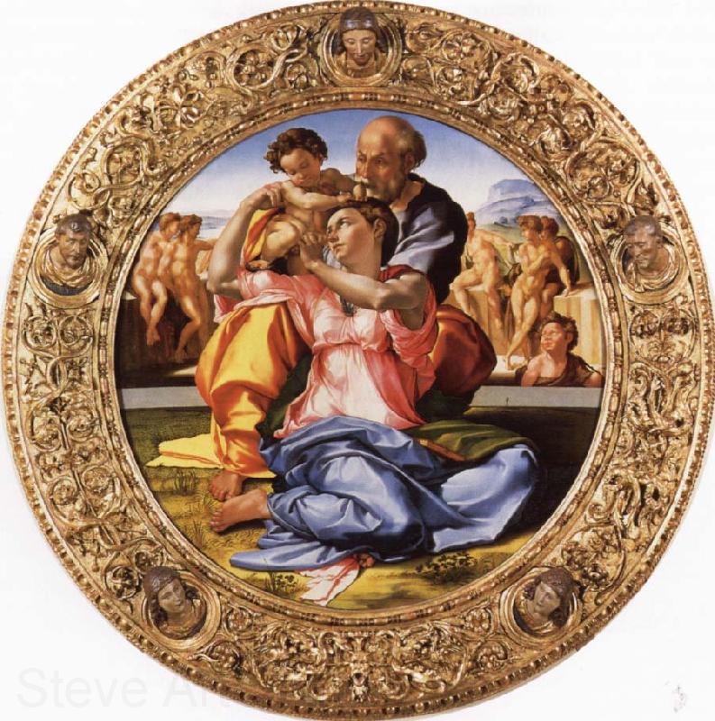 Michelangelo Buonarroti Holy Family Norge oil painting art
